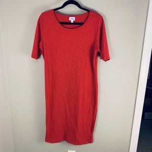 LuLaRoe Julia RED Christmas dress!
